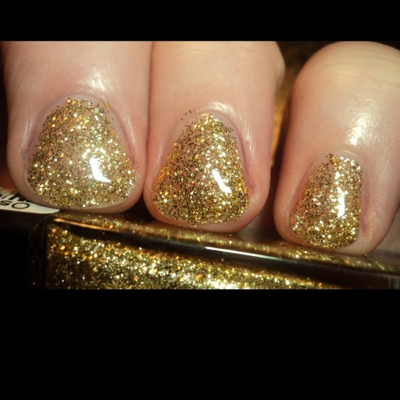 JULEP Gold Glitter Nail Varnish Top Coat OSCAR! - Picture 4 of 12